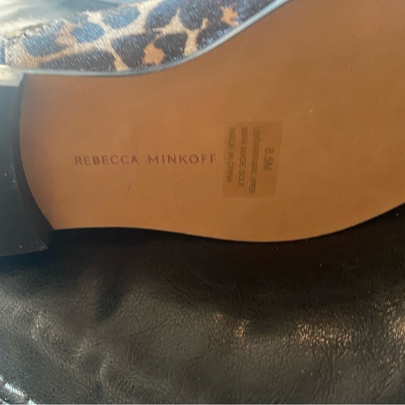 Rebecca Minkoff NWT! Leopard pull on booties. NEW! Side 8.5 - Picture 4 of 4
